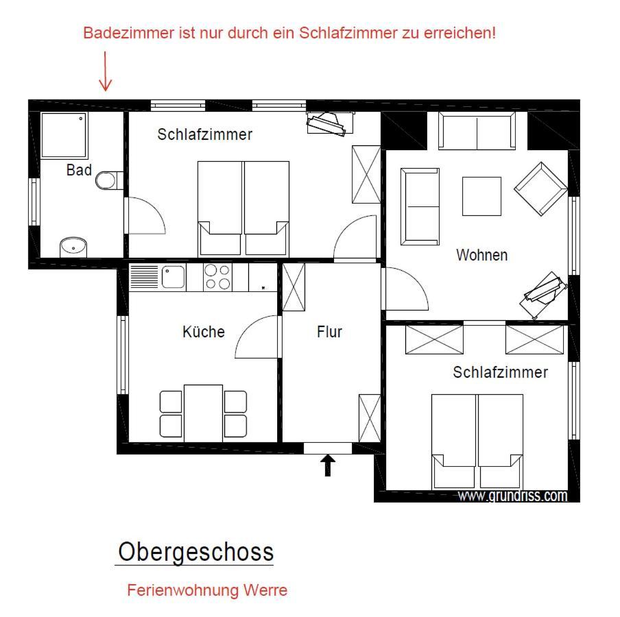 巴特萨尔茨乌夫伦Tal-Residenz Werre-Og Und Bega-Eg公寓 外观 照片