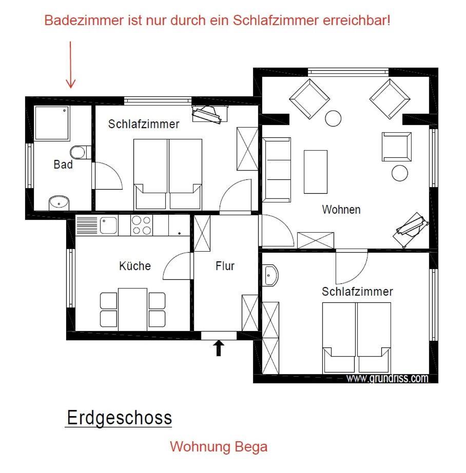 巴特萨尔茨乌夫伦Tal-Residenz Werre-Og Und Bega-Eg公寓 外观 照片